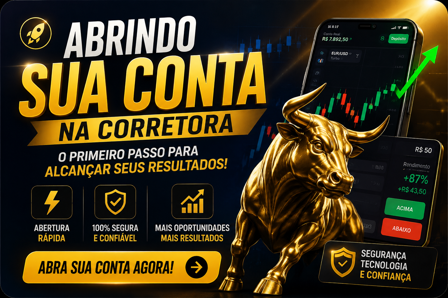 Como abrir conta na corretora